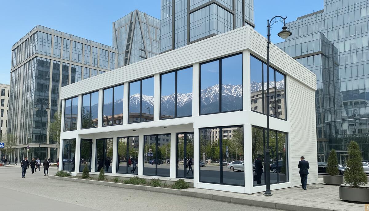 Каркасное здание под офис