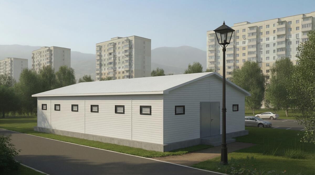 Каркасный ангар