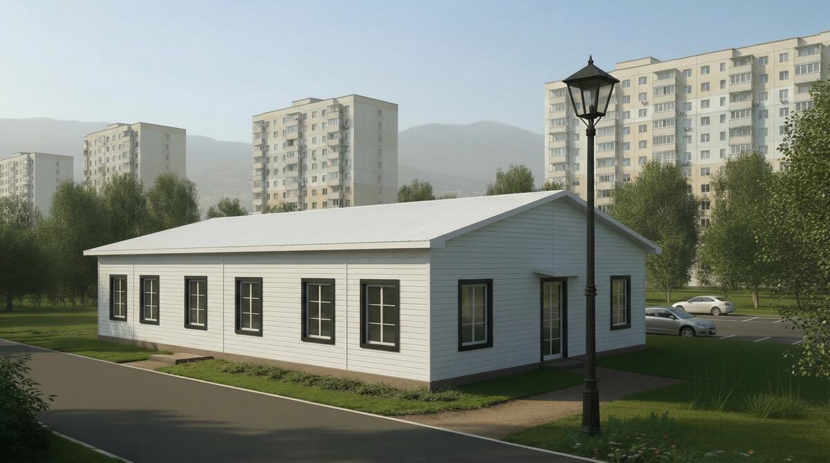 Каркасный гараж