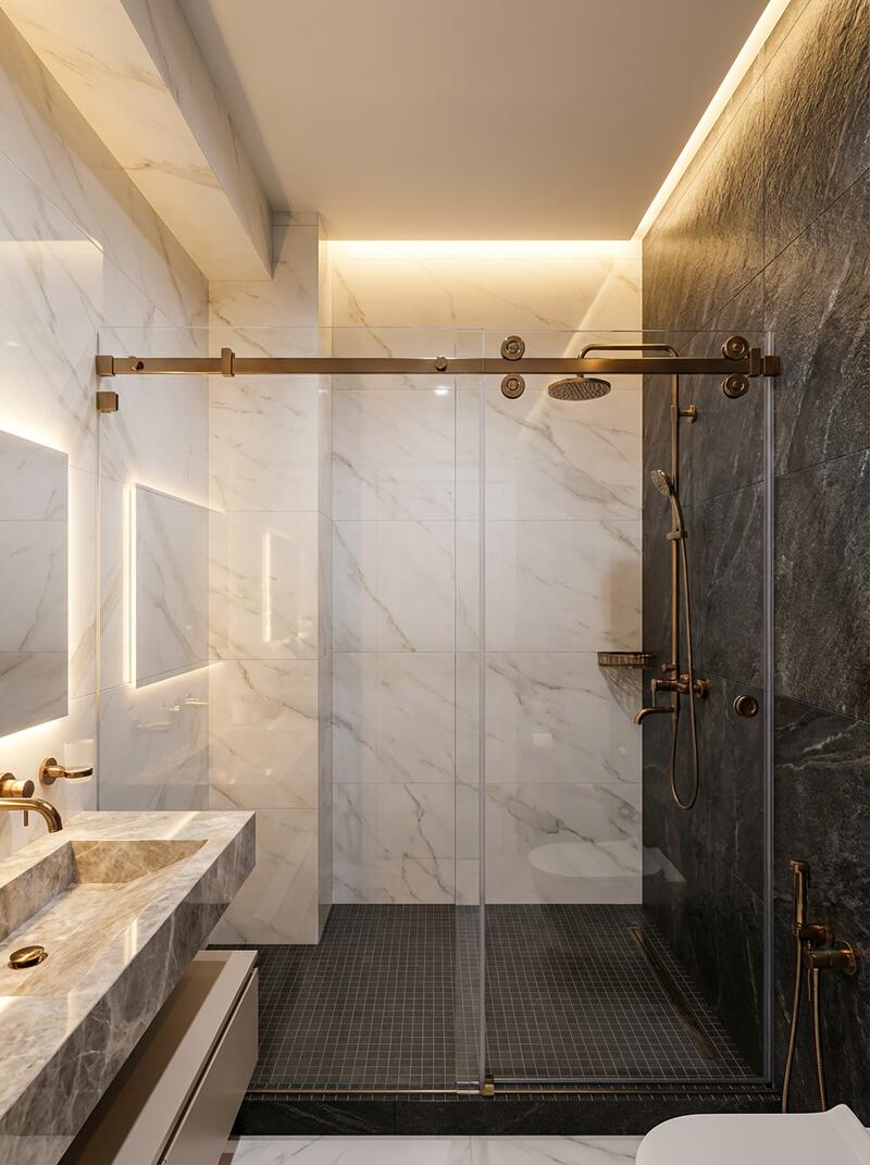 Душевые кабины и перегородки - фото 4