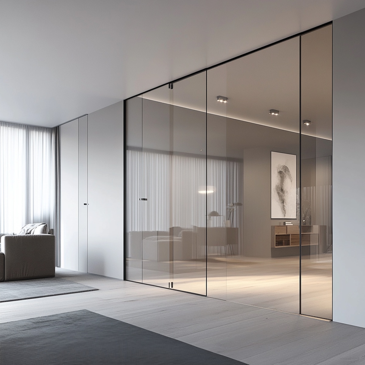 Перегородка в гостиной