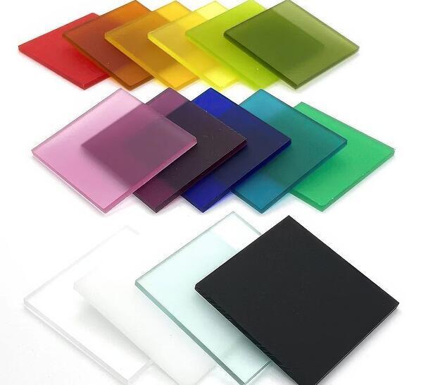 Цветной триплекс стекло