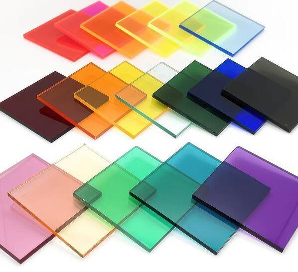 Разноцветное триплекс стекло