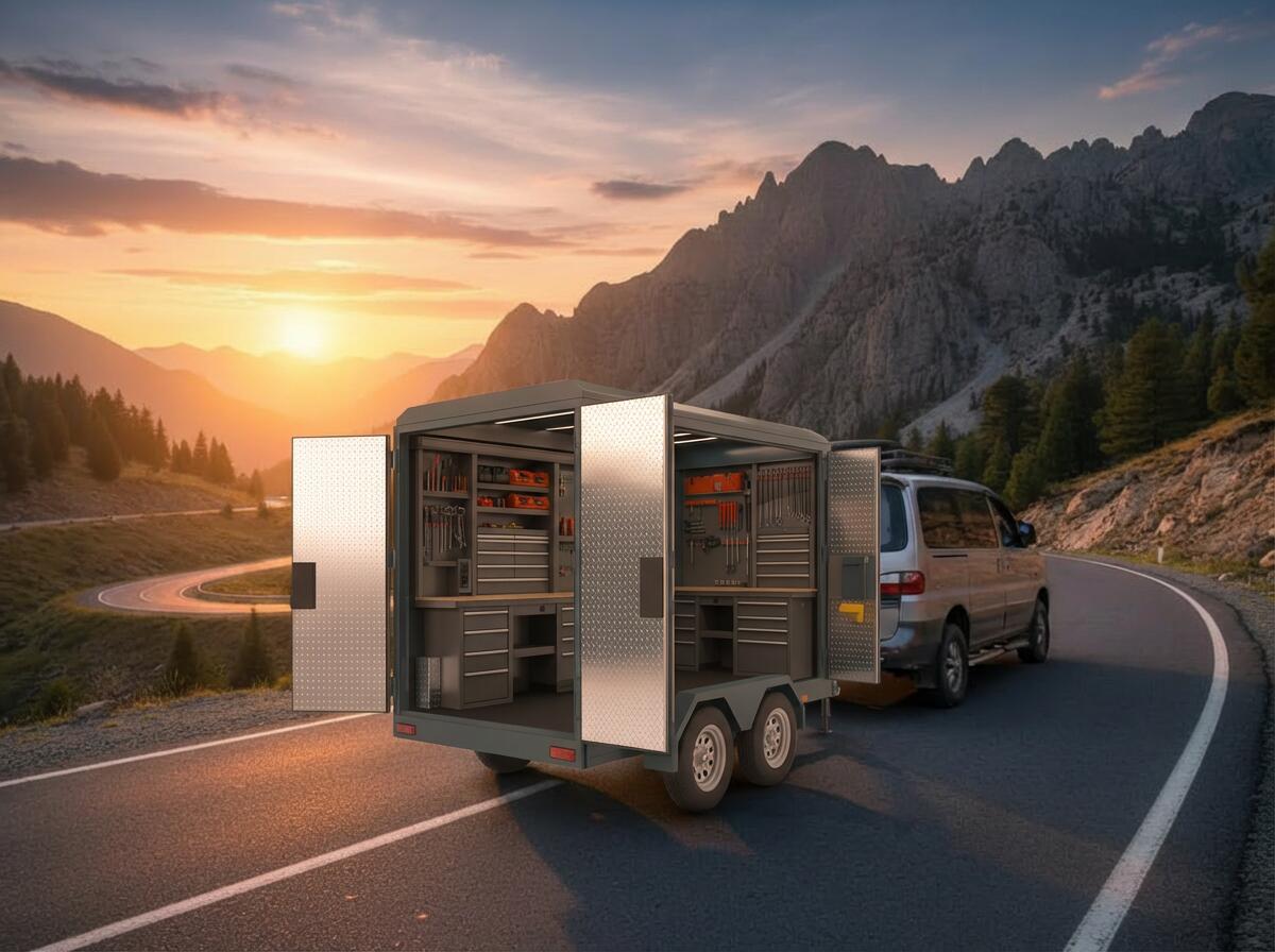 Прицеп с бортами