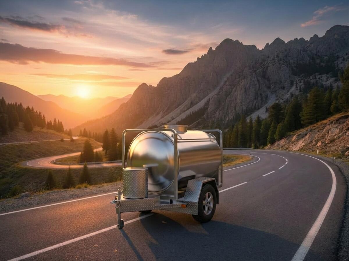 Прицеп молоковоз